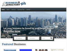 Tablet Screenshot of businessdirectory.ph